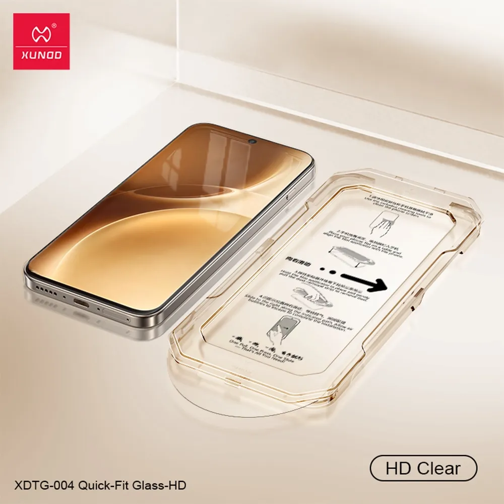 XUNDD Quick-Fit Install Tempered Glass Untuk Vivo IQOO Neo 10 IQOO Z10R X300 X300 Pro IQOO 15 V60 Lite 4G 5G HD Clear Dust-Free Installation  XDTG-004
