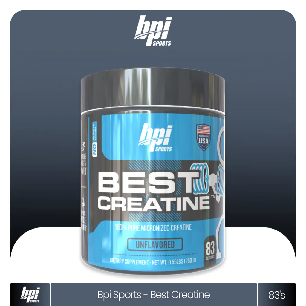 BPI Sports Best Creatine 83 Serving 250 Gram Micronized Monohydrate