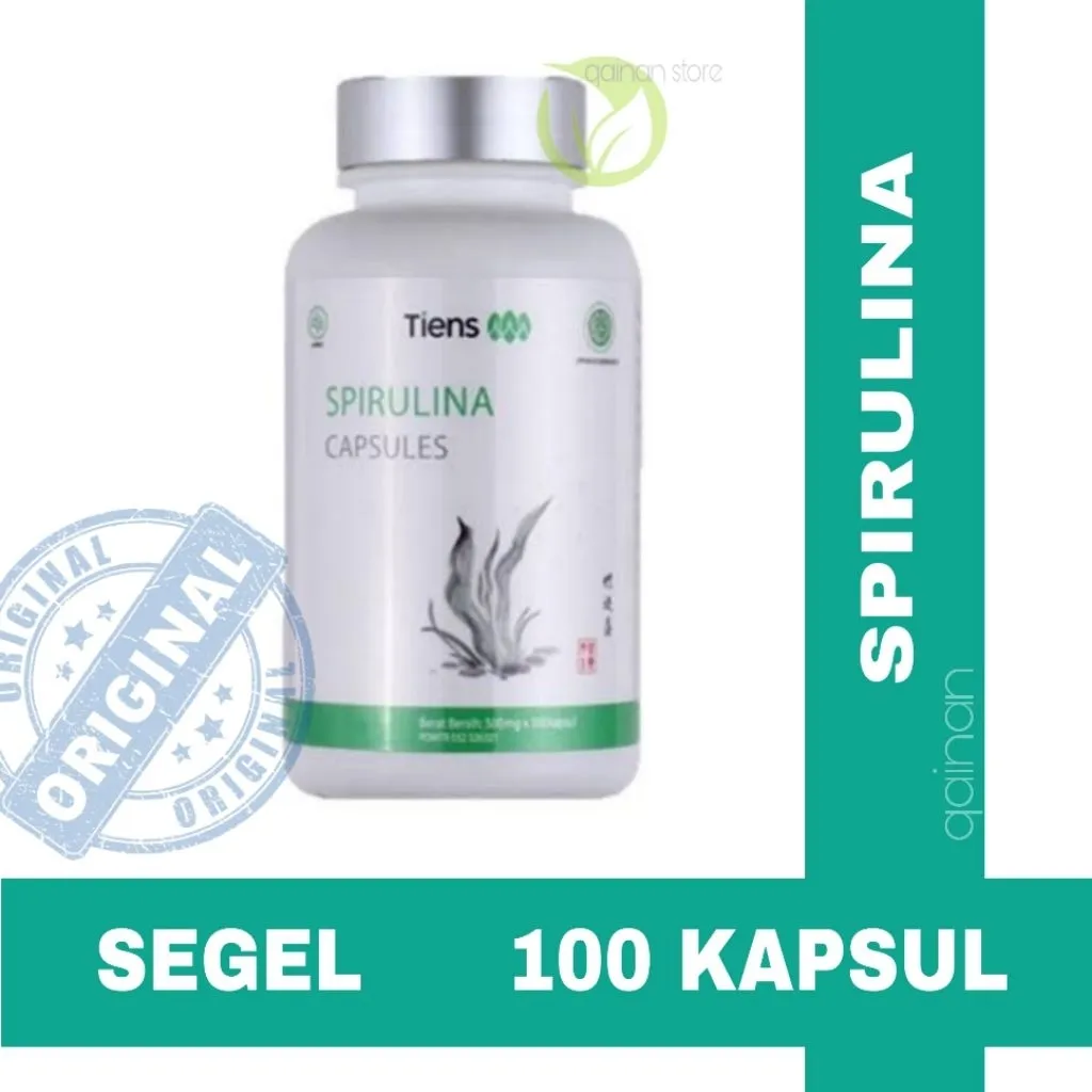 spirulina segel 100 kapsul