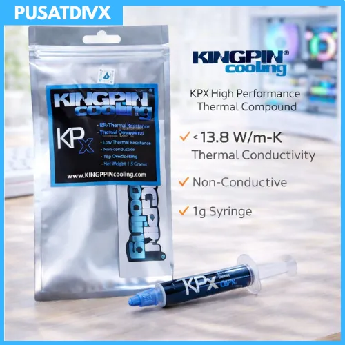 KINGPIN KPX HIGH PERFORMANCE THERMAL PASTE GREASE COMPOUND CPU GPU VGA