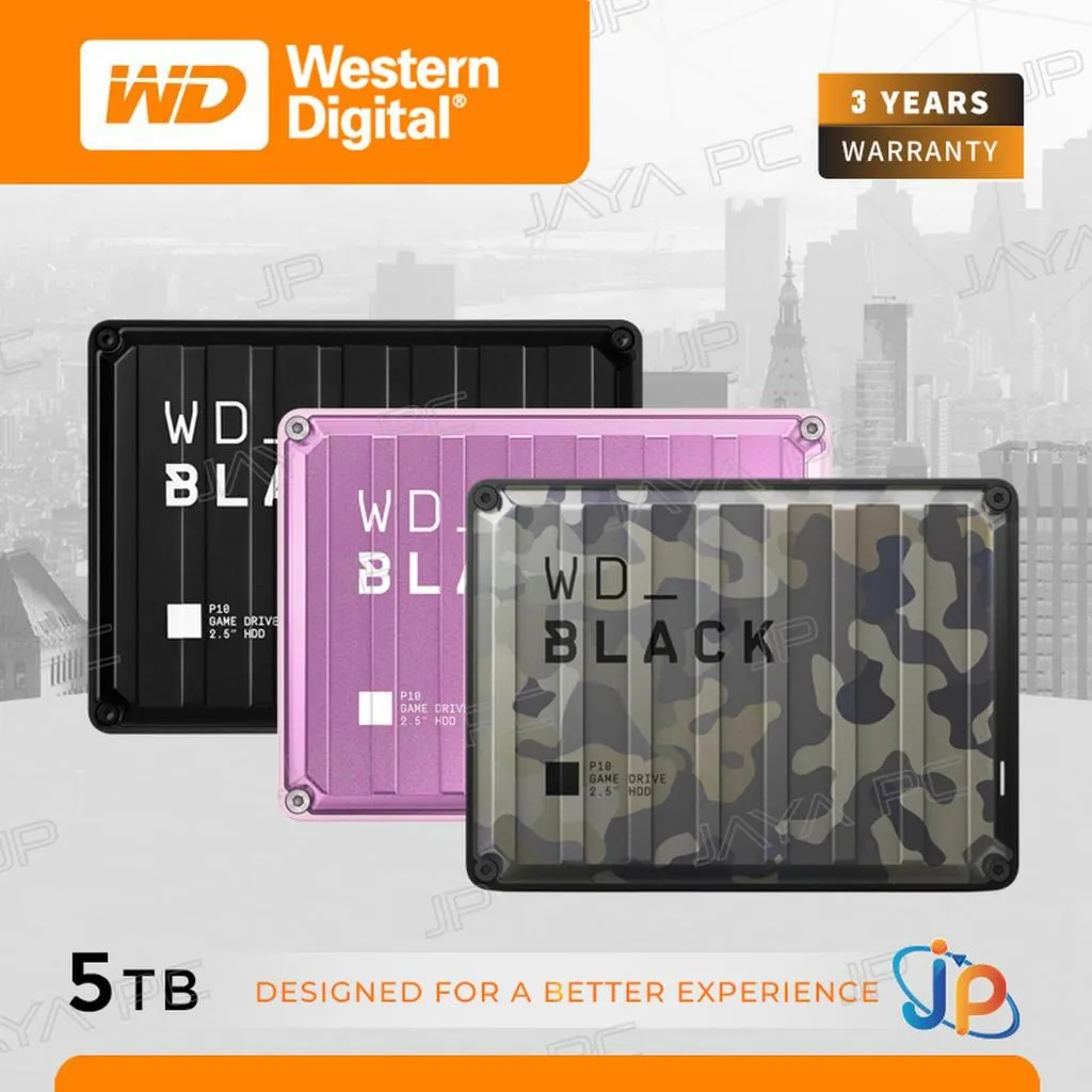 WD Black P10 5TB Game Drive - HDD / Hardisk / Harddisk External 2.5"