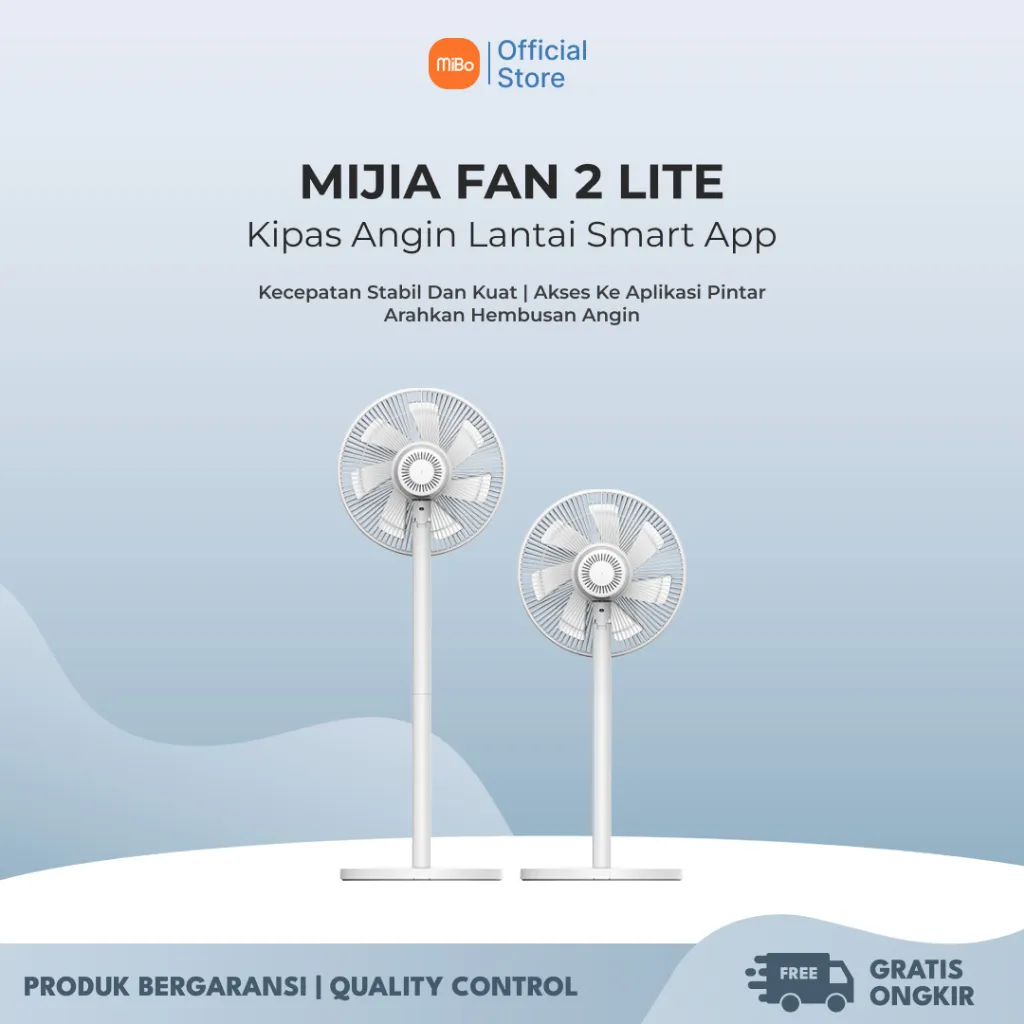 Xiaomi Mijia Kipas Angin Lantai Standing Fan Adjustable Smart App