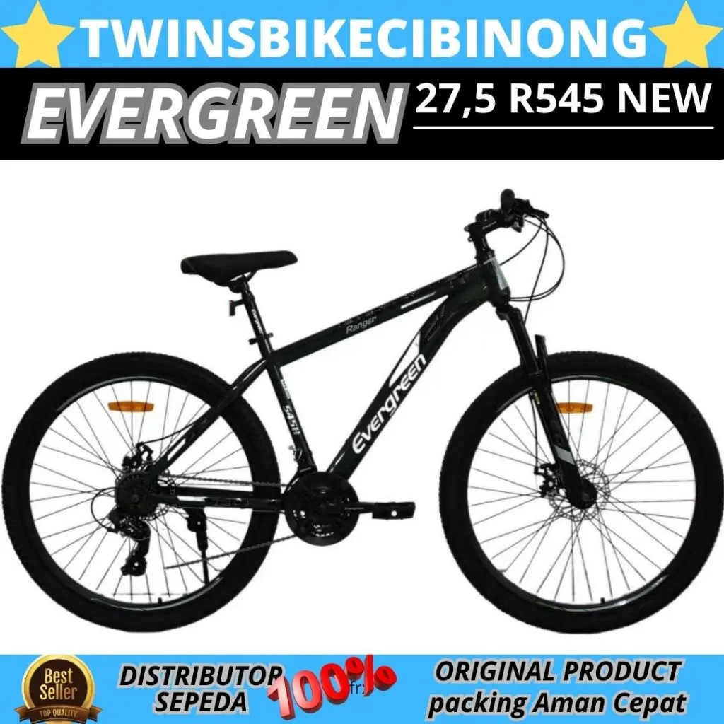 Sepeda Gunung 27,5 MTB EVERGREEN RANGER 545 24speed disc