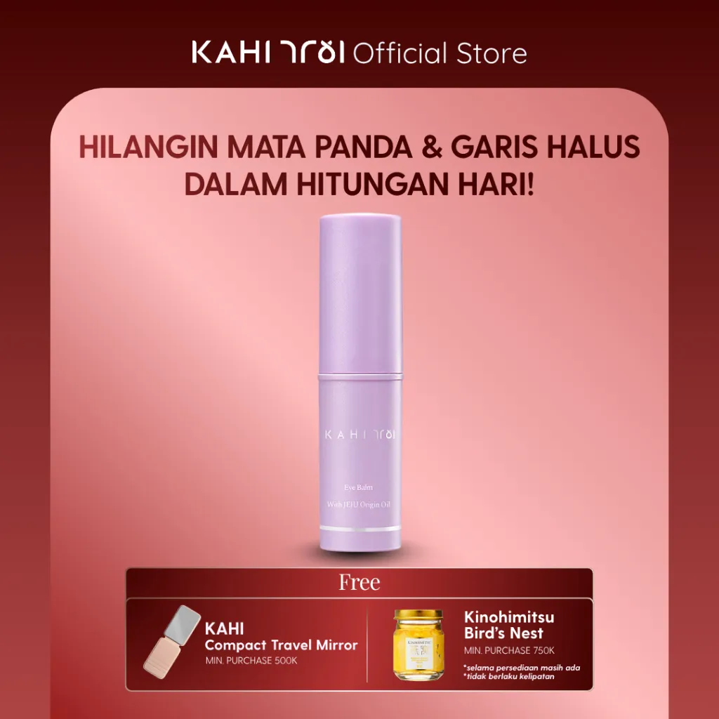 [Official] KAHI Eye Balm — Wrinkle Care & Moisturizing Eye Treatment — Skincare Anti-Aging Korea—9g