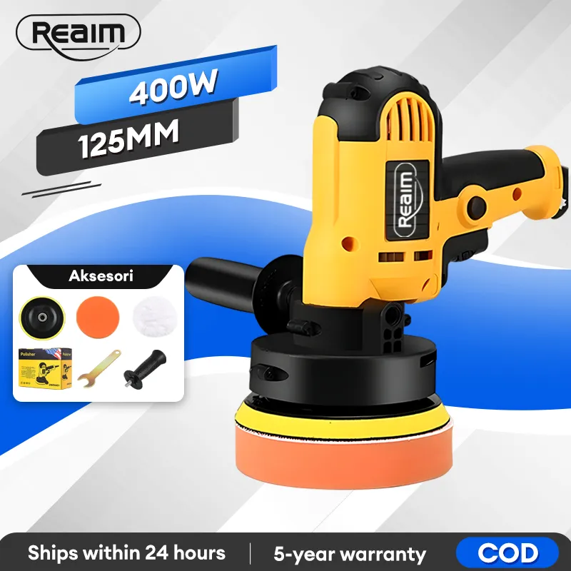 Reaim Mesin poles 5" Wool Polisher  Disc Mesin Poles Mobil Motor alat poles body motor Detailing mobil