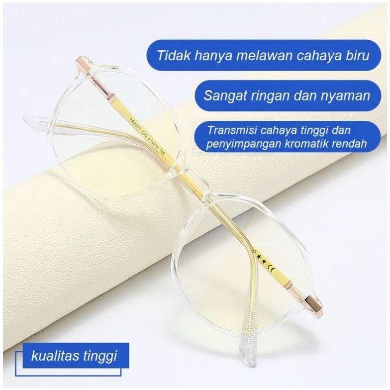Kacamata Minus Muslim Z 4 Fashion Korea Anti Blue Light anti Radiasi Smartphone dan Laptop Model Cat Eye zhijing-04