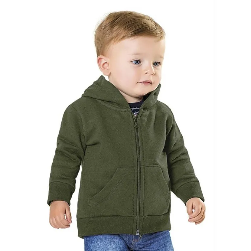 Jaket Zipper polosan Anak Laki-Laki Umur 1-6Tahun Bahan Kain Fleece 240Gsm Warna Basic Polos Tebal