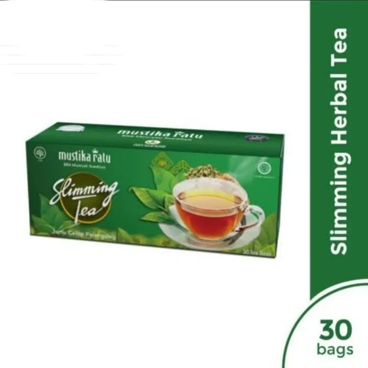 Mustika Ratu Slimming Tea Herbal Isi 30 Bag Teh Diet & Detox Melangsingkan Tubuh Pelangsing badan