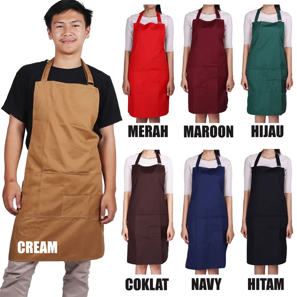 APRON / CELEMEK / APRON MASAK / APRON BARBER / APRON CHEF /APRON BARISTA /