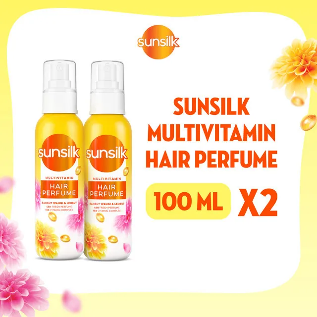 Sunsilk Multivitamin Hair Perfume, Rambut Wangi &Lembut 100mL Twinpack