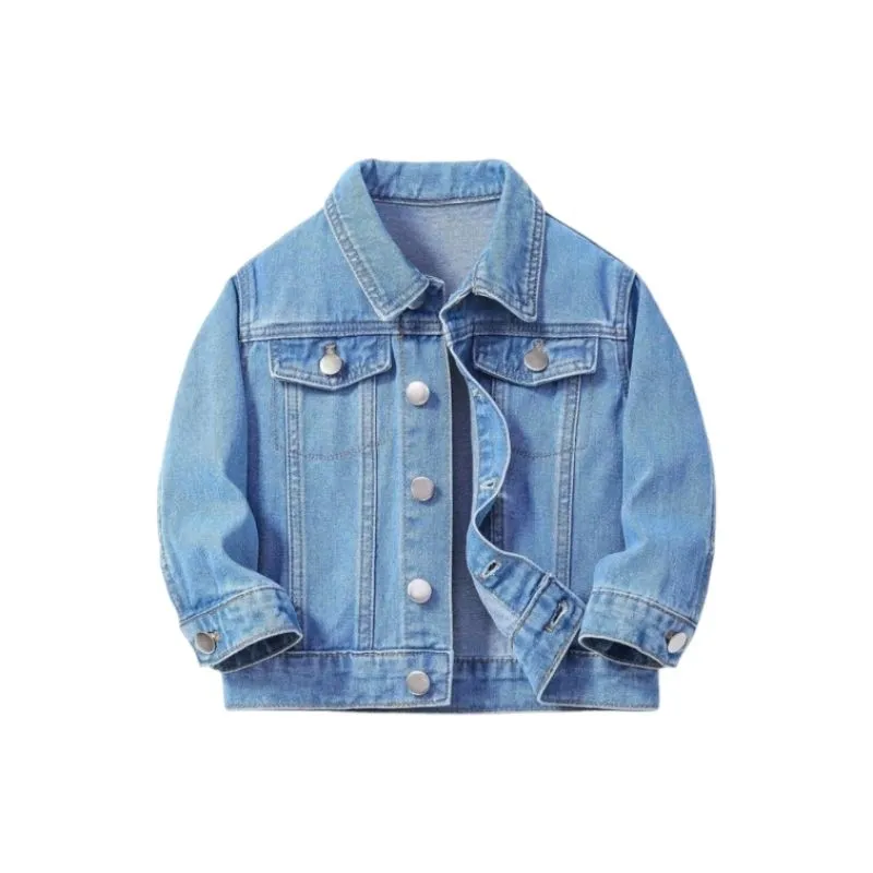 Jaket Jeans Anak Laki-laki Perempuan Basic J63 1 - 5 Tahun