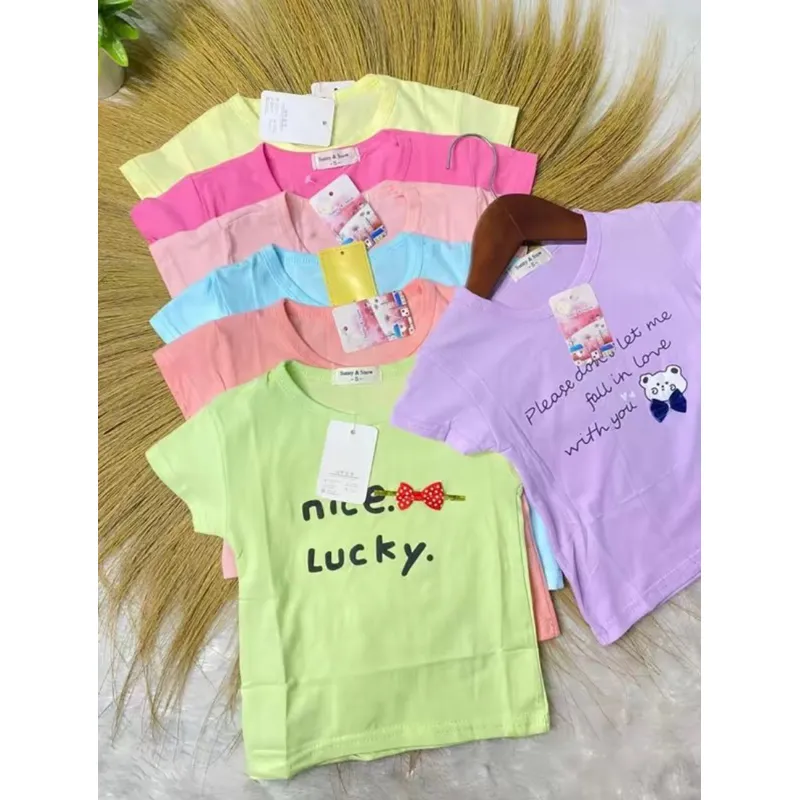 Paket 6 pcs kaos anak perempuan 0 bulan-3 tahun||kaos bayi perempuan ||pakain anak perempuan