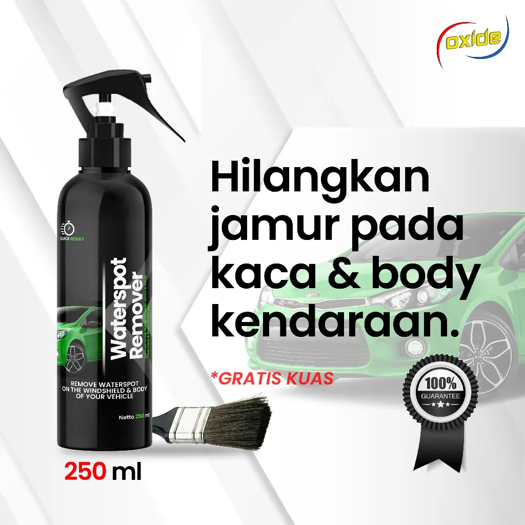 Oxide Waterspot Remover/Pembersih Jamur Kaca Mobil 250 Ml