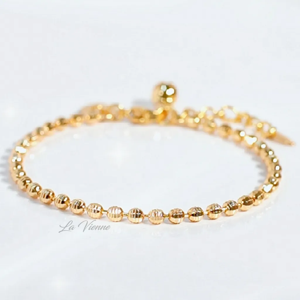 La Vienne - Hazel - Gelang  Rantai Tangan Titanium Wanita Anti Karat - Perhiasan Perempuan Mewah Elegan