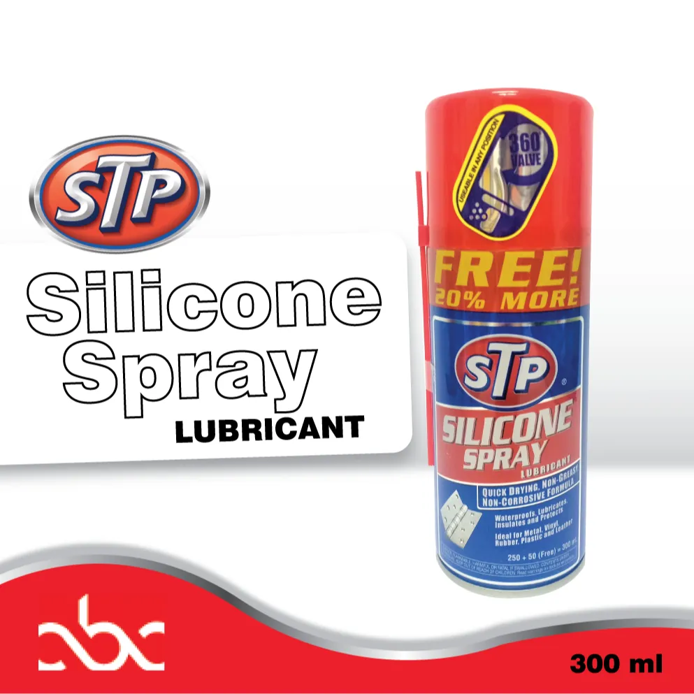 STP Silicone Spray 300mL Pelumas Mencegah Karat Mobil Motor Power Window List Karet Jendela Kaca