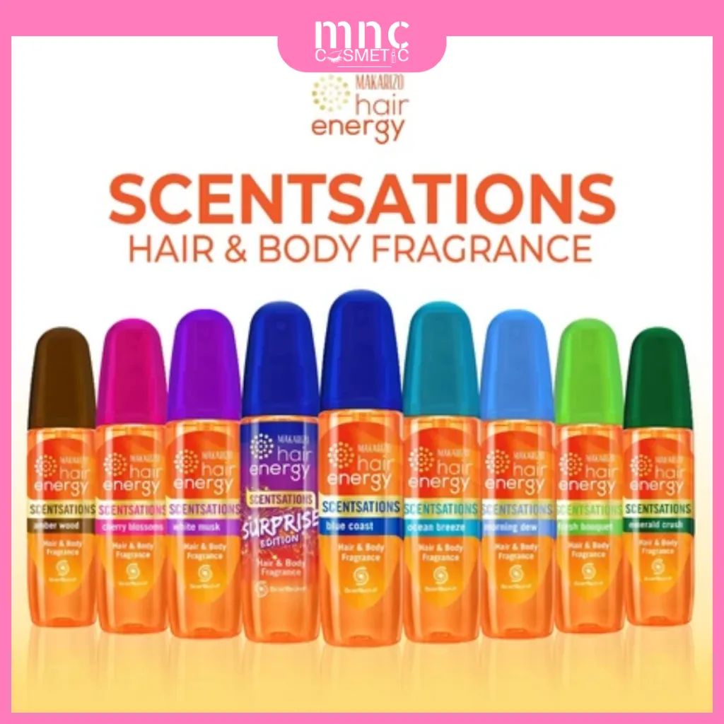 MAKARIZO - HAIR ENERGY SCENTSATIONS / HAIR MIST MAKARIZO / HAIR FRAGRANCE 100 ML (UKURAN BESAR)