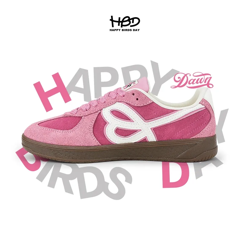 HBD - Sepatu Sneakers Wanita korean style original casual shoes trendy fashion kulit premium - HC00106