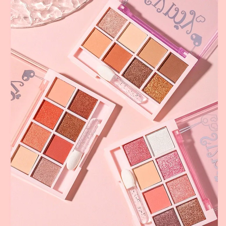 Eyeshadow Travel Friendly Mini Warna Natural Bold Cantik Daily Look Warna Soft Tahan Lama