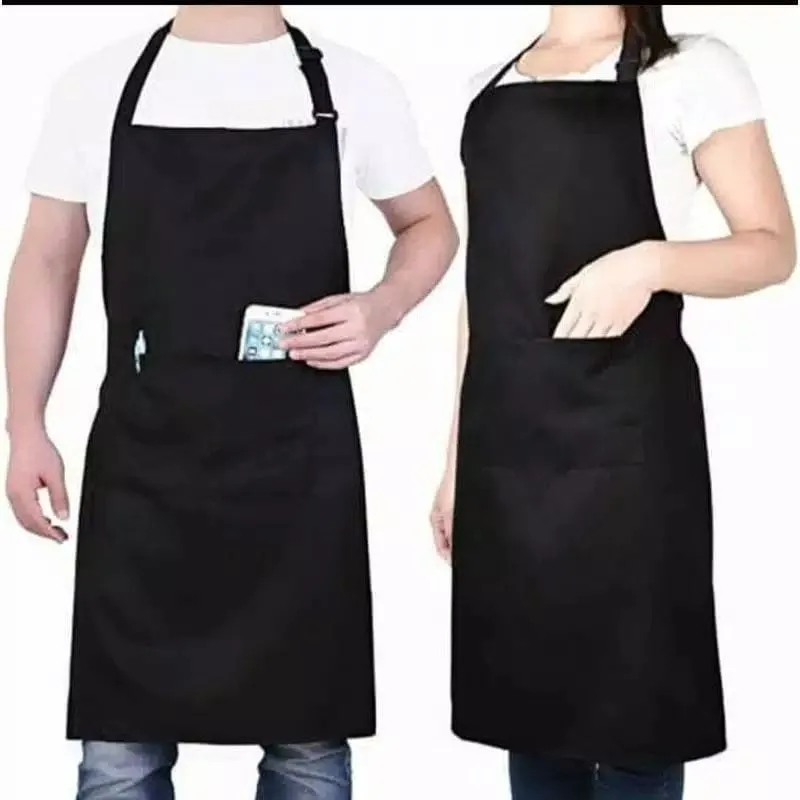 Celemek Apron Cotton American Drill Harga Murah Mutu Prima Pria Wanita Masak Dapur Bahan Tebal