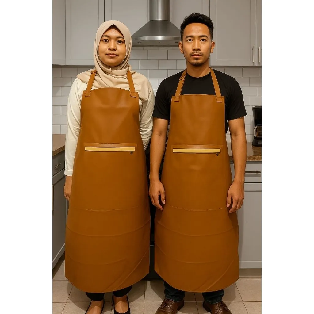 celemek anti air ukuran jumbo bahan kulit sentetis