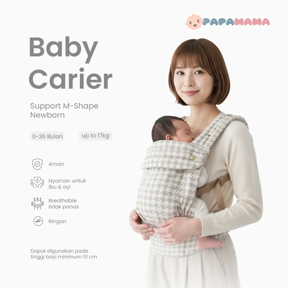 Papamama Aksa - Baby carrier M-shape - 7003