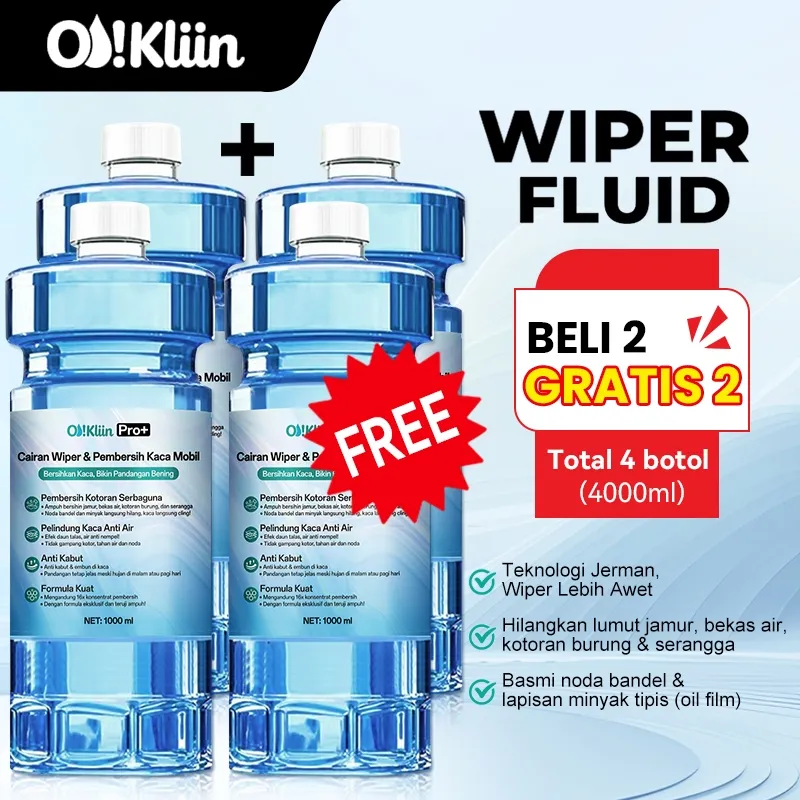 [PROMO] Beli 2 Gratis 2 - Cairan Pembersih Kaca/Glass Cleaner  Mobil Biru - 1 Botol Untung 4 - Original- Cepat Hilangkan Kotoran Iclean