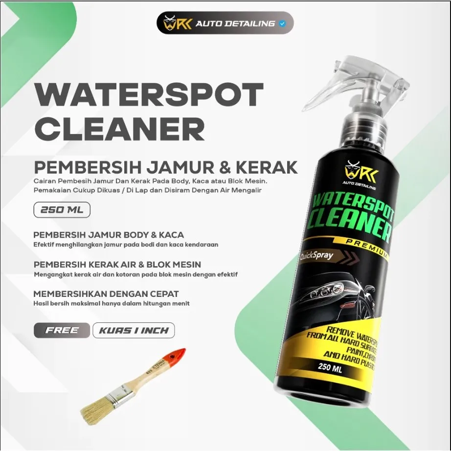 Pembersih Jamur Kaca Mobil dan Kerak Body Mobil Waterspot Cleaner - Auto Detailing Store