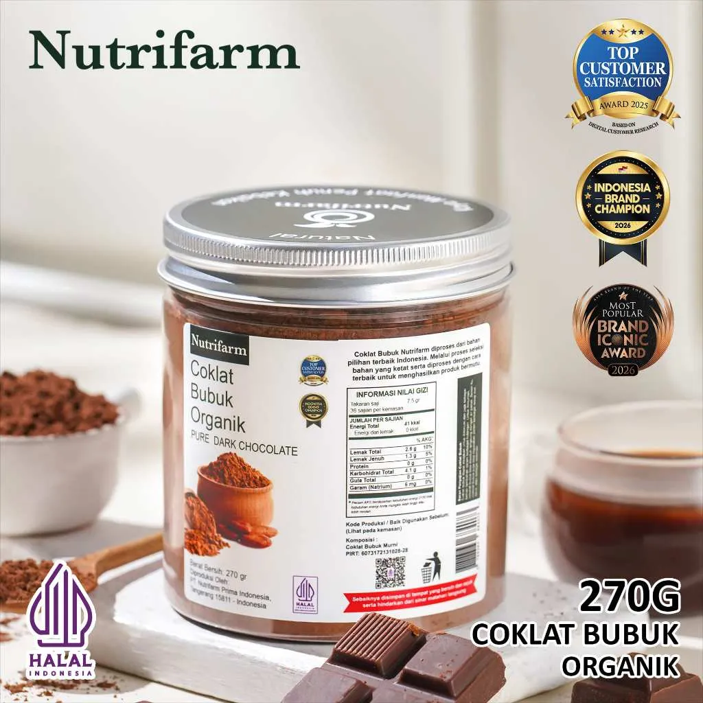 COKLAT BUBUK PREMIUM ORIGINAL 270 GR/ DARK CHOCOLATE POWDER PREMIUM ORIGINAL 270 GR/ DARK CHOCOLATE POWDER DRINK/ DARK CHOCOLATE POWDER 100% NO SUGAR/ DARK CHOCOLATE ORGANIC/ COKLAT BUBUK MINUMAN/ COKLAT BUBUK VAN HOUTEN/ COKLAT BUBUK PREMIUM