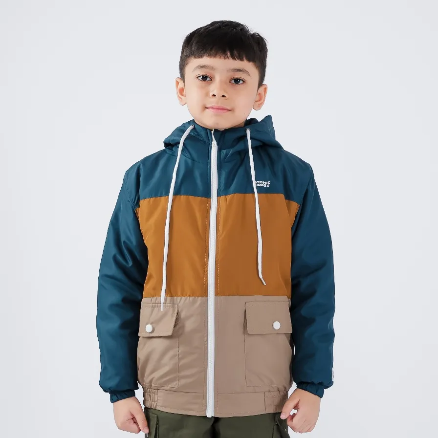 Atomic Kiddz Jket Waterproof Anak 1-12 Tahun - TRIZ Navy