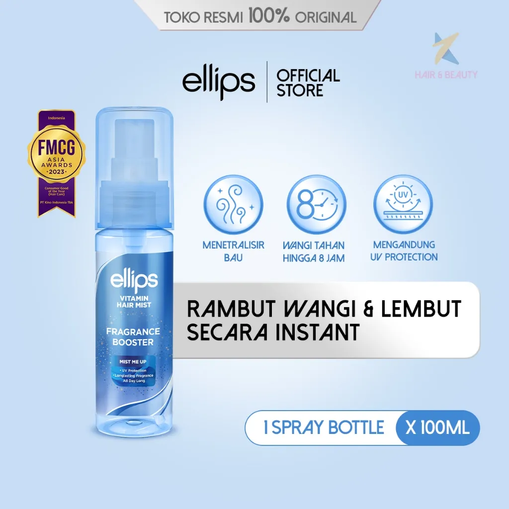 [NEW LAUNCH] Ellips Vitamin Hair Mist - Mist Me Up 50ml | Vitamin Rambut Spray Anti Bau & Melembutkan