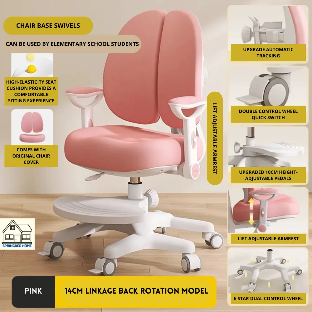 Orchid Chair Kursi Anak Ergonomis Multifungsi Nyaman Kursi Kantor Kursi Belajar Kursi Sandaran