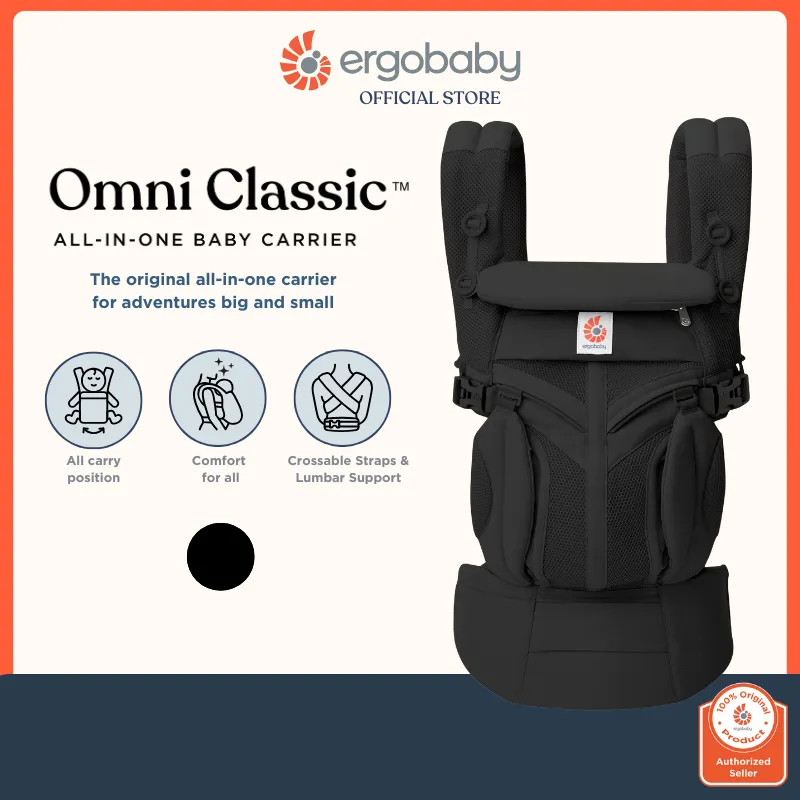 Ergobaby Omni Classic Mesh Carrier - Onyx Black