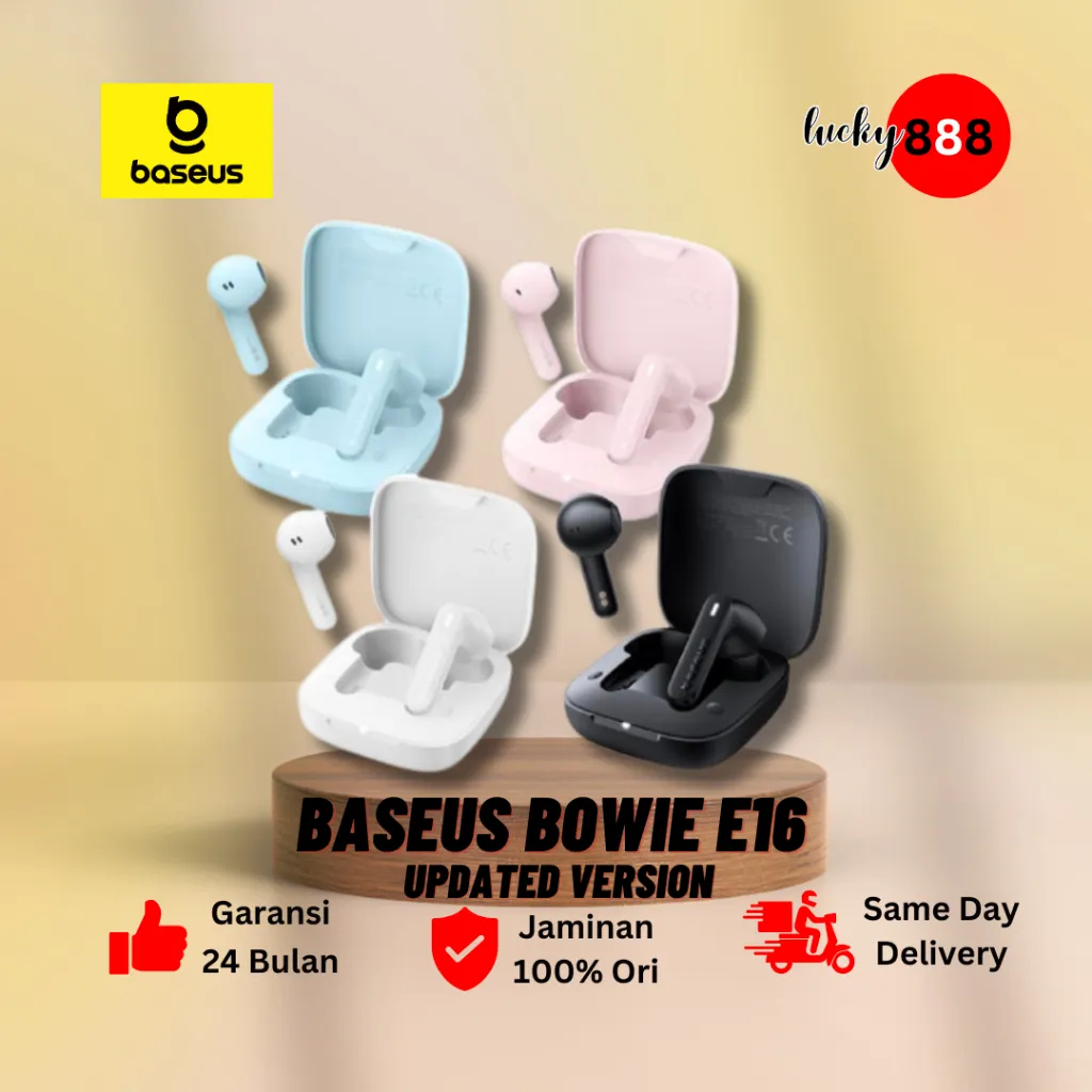 Baseus Bowie E16 True Wireless Bluetooth Earphone TWS Mini Earbuds ENC Call Bluetooth 5.3