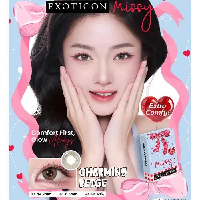 JOGJA SOFTLENS - MISSY by Exoticon - Softlens Warna Natural & Super Nyaman - Efek Big Eyes, Cocok untuk Daily Look & Makeup Bold
