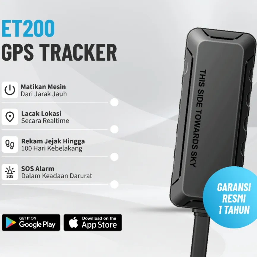 Concox Gps Tracker Wetrack 2 (ET200) Original Mobil Motor Anti Maling