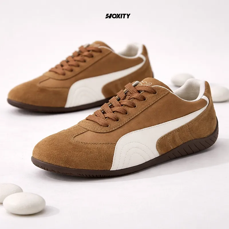 Hoxity -Fay Sepatu Sneakers Wanita  korean style original casual shoes fashion Balap kulit - HD001