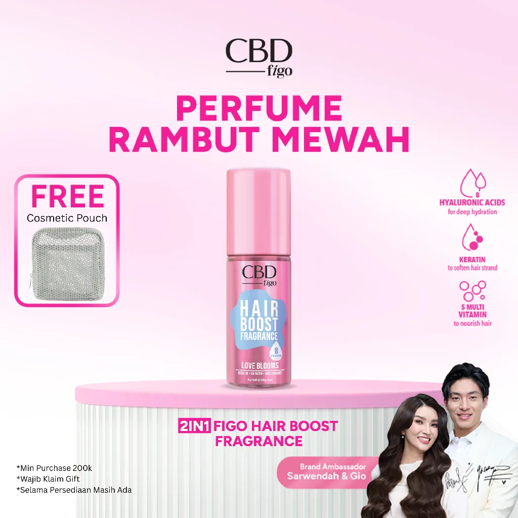 CBD Figo Hair Boost Fragrance - Love Blooms 100ml