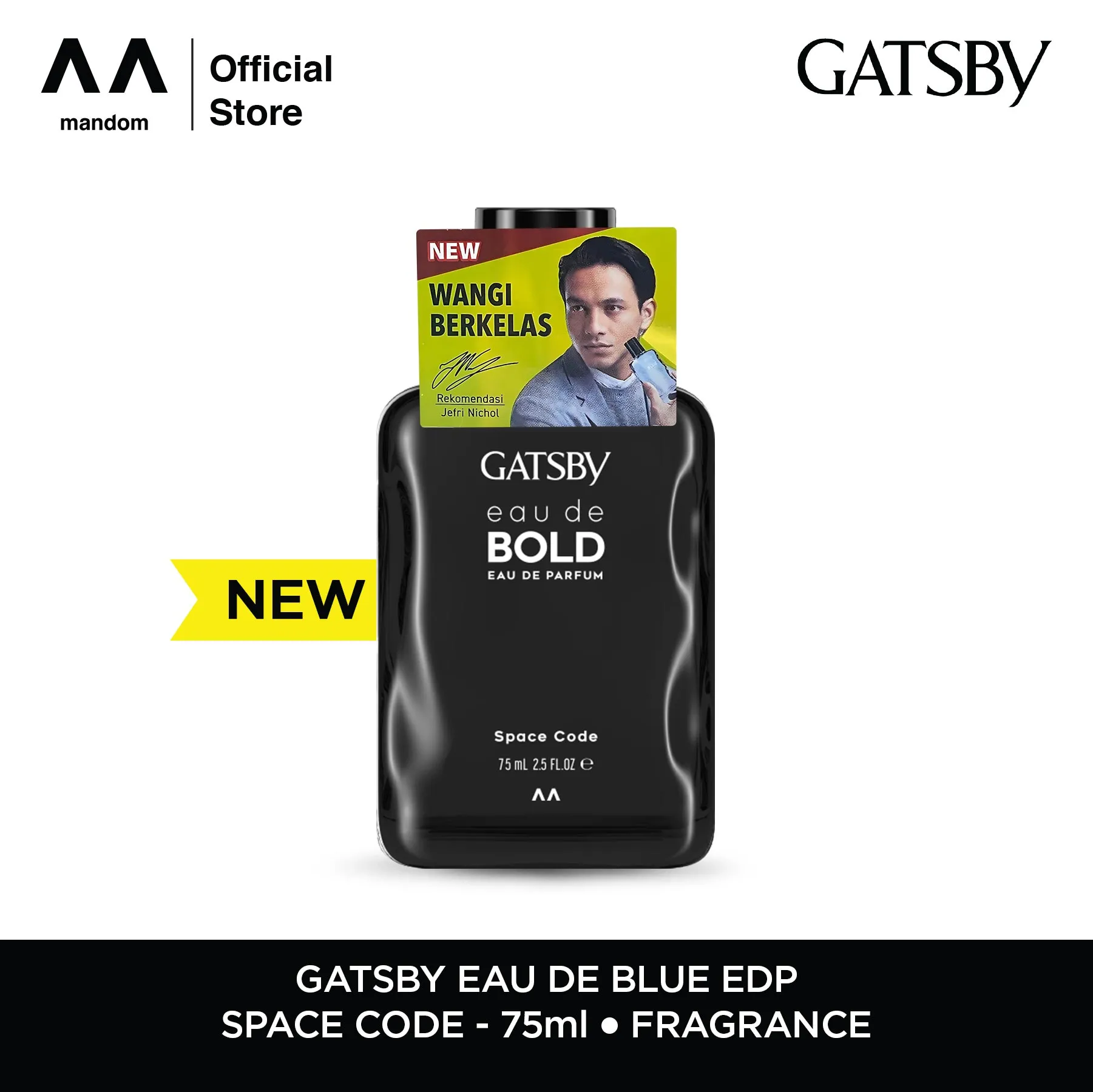 GATSBY Eau De Bold EDP Space Code 75 ml