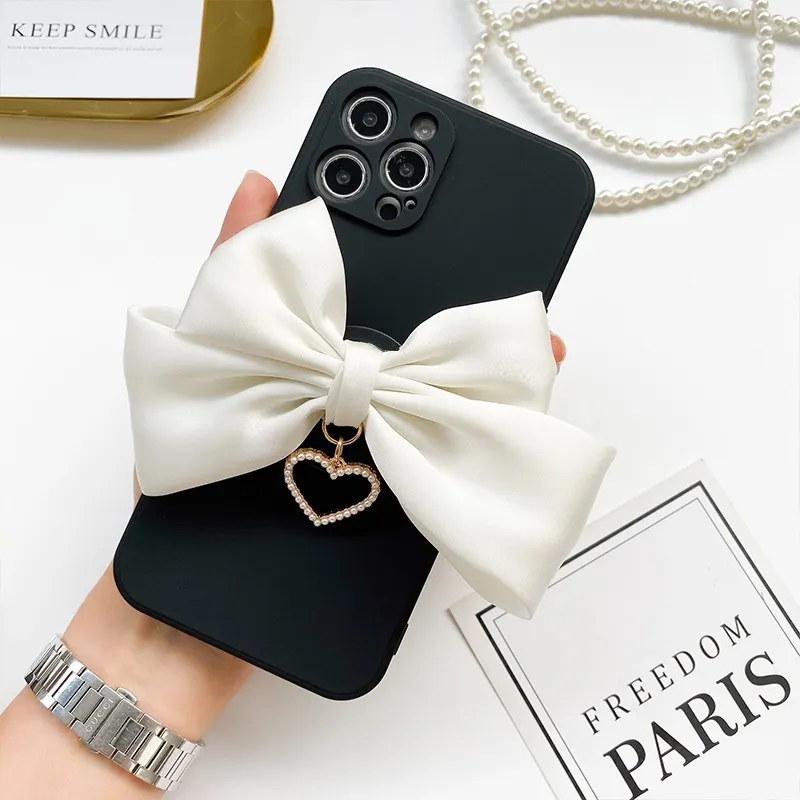 [MAPLESOL] AESTHETIC RIBBON STAND HOLDER PHONE AIRBAG GRIPTOK 3D PREMIUM / DReamy RING HOLDER Pita Kawai Estetik/ POP SOCKET / Phone Holder beruang awan hologram love trasnparan  / Phone Grip /POpsocket / pegangan Hp