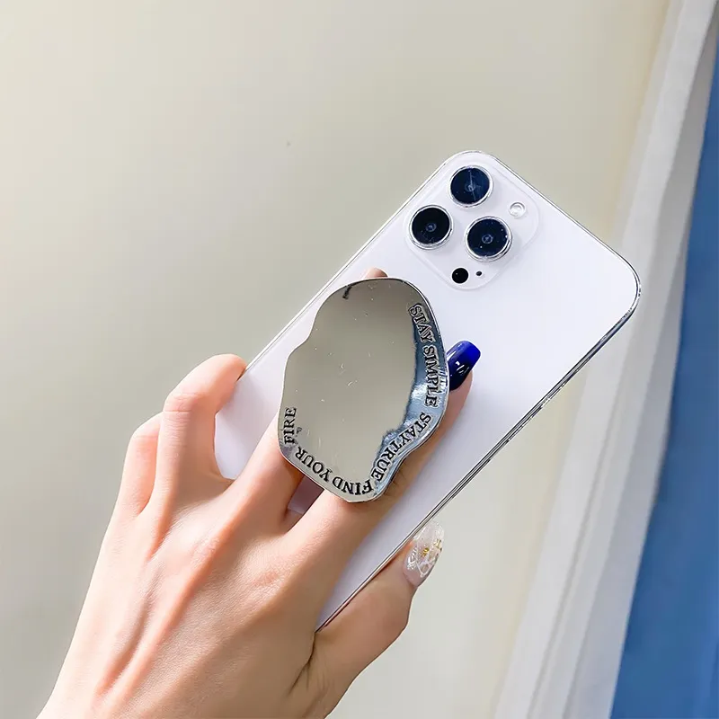 [MAPLESOL] NORDIC MIRROR STAND HOLDER PHONE AIRBAG GRIPTOK 3D PREMIUM lazy ring / RING HOLDER / POP SOCKET / Phone Holder/ Phone Grip /POpsocket / pegangan Hp