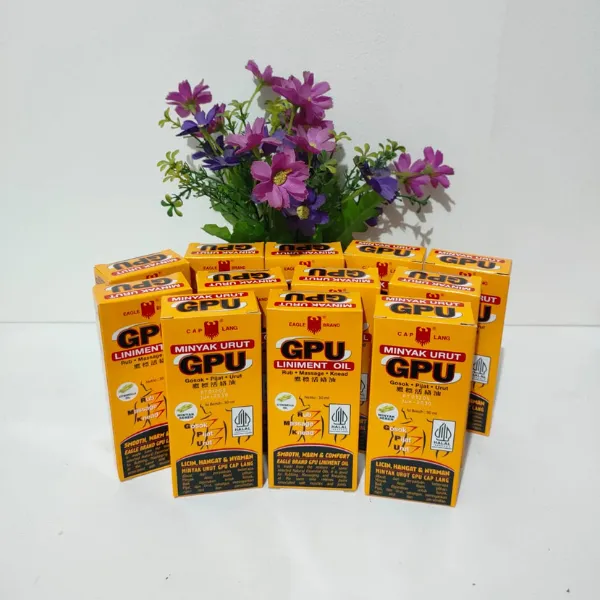 GPU Minyak Gosok Pijat Urut 30ml isi 6 dan 12 murah Hangat untuk pegal dan nyeri otot