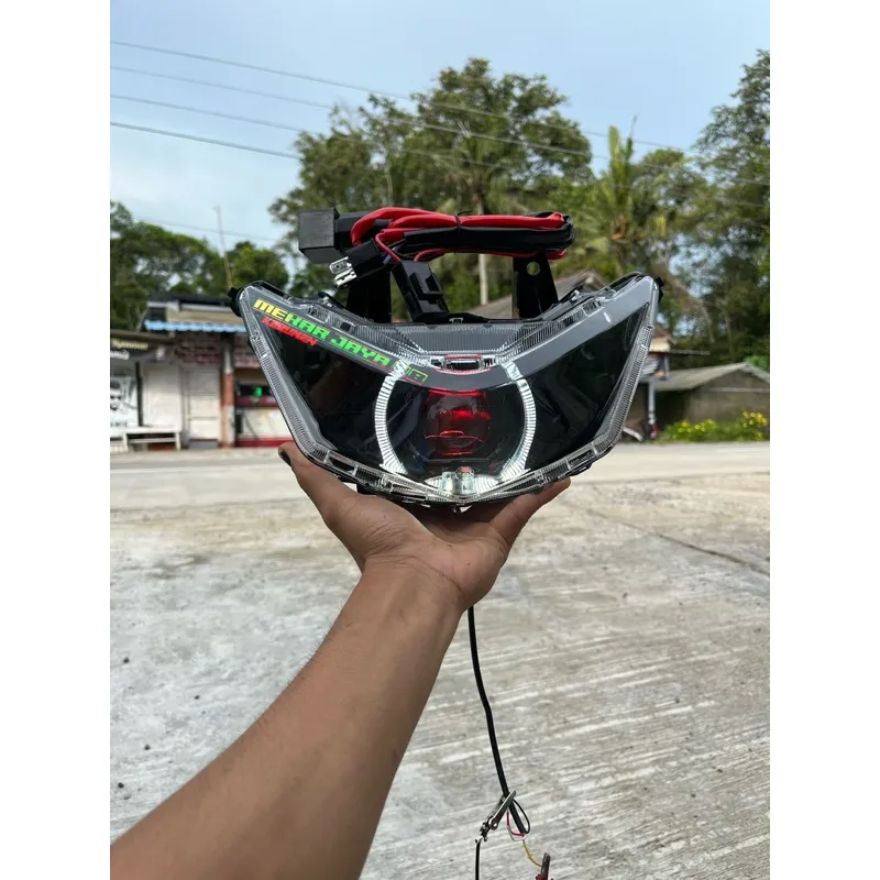 Lampu Biled MATRIX BEAT DELUXE GEN 1 2020-2023 BILED MATRIX X1 ukuran 4,5 inc