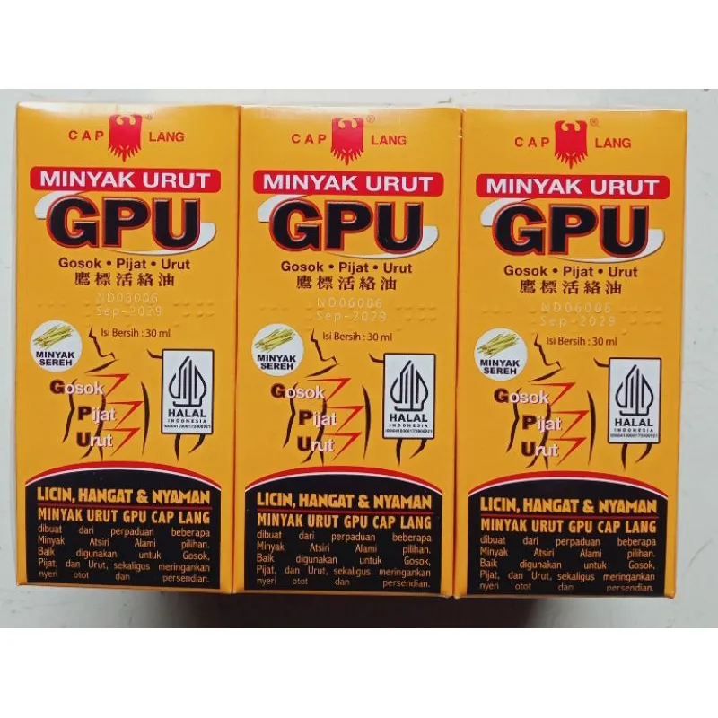 GPU sereh 30 ml Harga Pembelian 6 pcs/botol