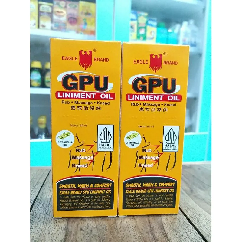 GPU 60 ML | MINYAK URUT | CAP LANG