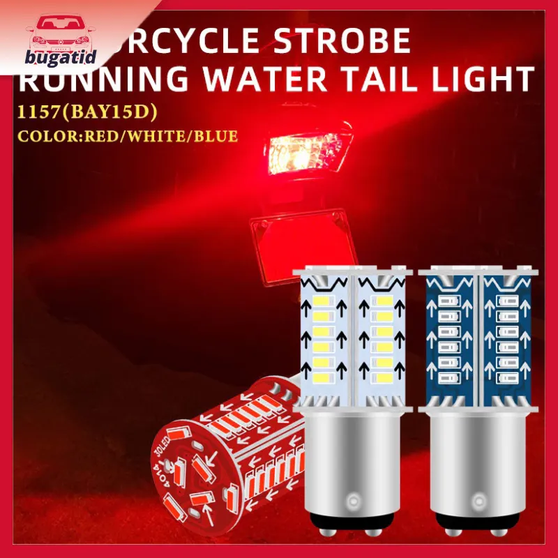 Lampu stoplamp belakang 30mata LED Universal Running Kedap Kedip Model Jagung PNP