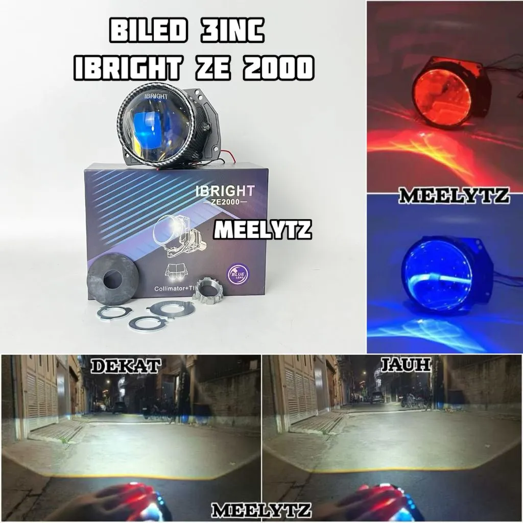 IBRIGHT ZE 2000 - Biled 3inc Blue Lens