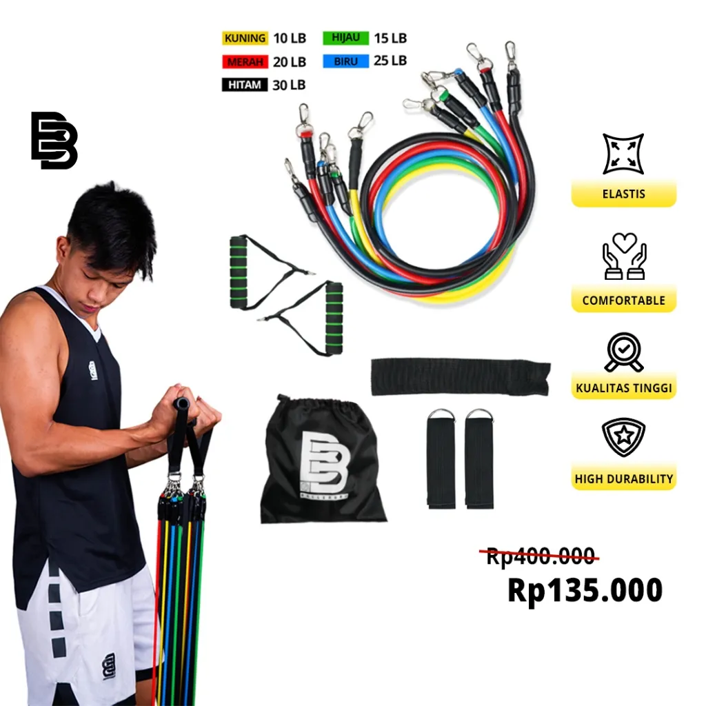 Resistance Band 11 in 1 Ballerbro | Resistance Tube | Workout | Fitness