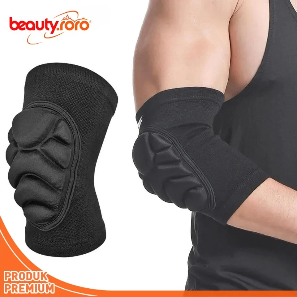 Elbow Brace Support 1 Pcs - Deker Pelindung Siku Tangan untuk Olahraga Fitness Gym, Nyaman & Anti Slip