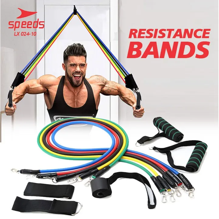 SPEEDS Resistance Band Fitness Tali Gym Yoga Loop Stretching Pull Rope Loopband LX 024-10