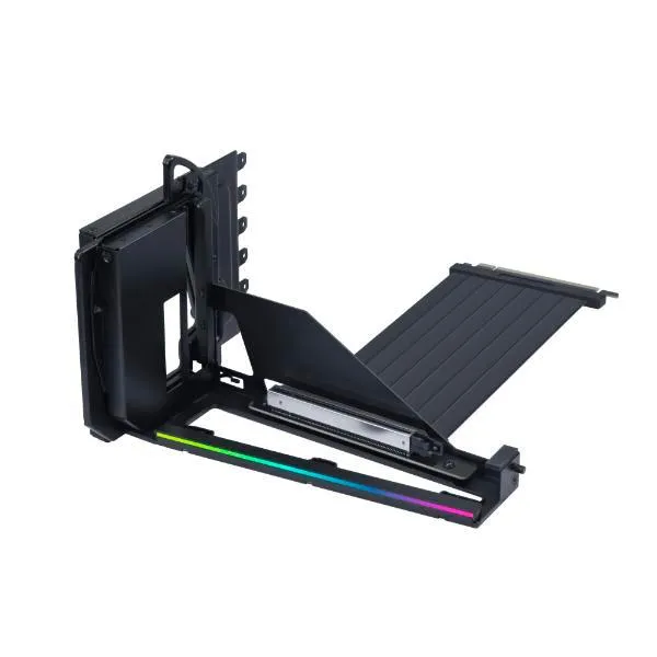 Vertical Graphics Card Lian Li LianLi 4 Slots Vertical GPU Kit VG4v4 | PCIe 5.0 | Riser Cable 200mm | VG4-5-V4X | Black Hitam